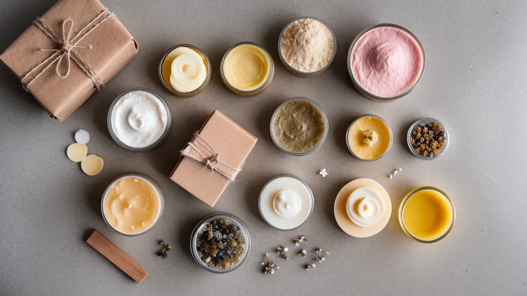 Set de boles de acero inoxidable apilados, listos como insumos cosméticos para un taller de cosmética natural